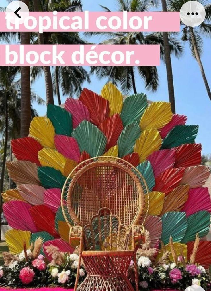 Tropical Color Block